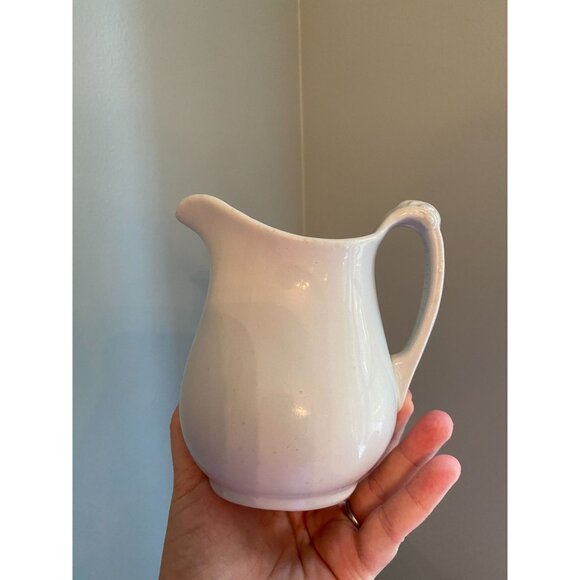 Alfred Meakin Royal Ironstone China White Cream Pitcher Jug 5 Inches Vintage Eng - Picture 1 of 6
